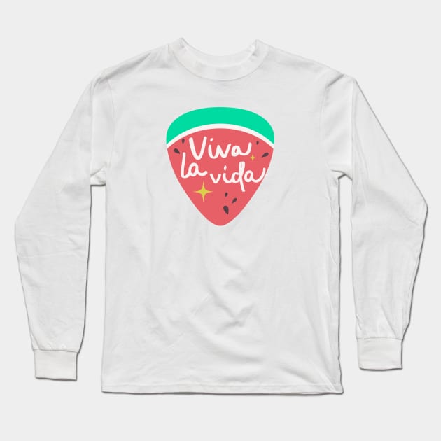 twinkling watermelon Long Sleeve T-Shirt by nelkrshop